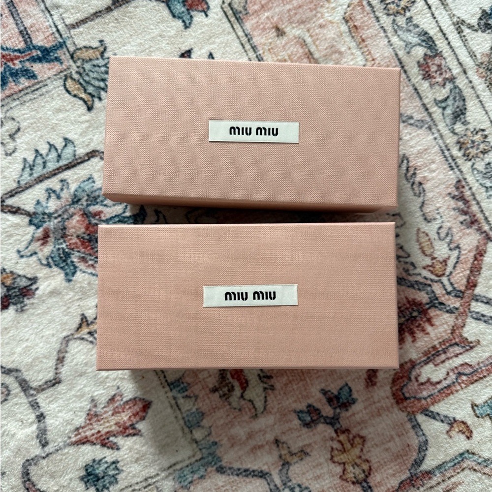 Miu Miu Pink Boxes